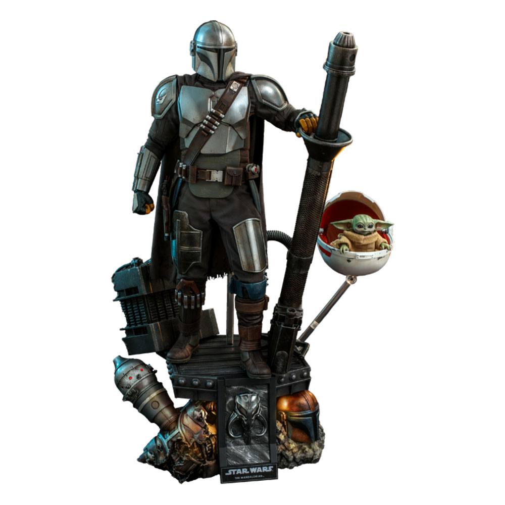Star Wars The Mandalorian Action Figure 2-Pack 1/4 The Mandalorian & The Child Deluxe 46 cm Hot Toys