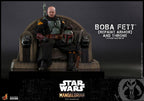 Star Wars: The Mandalorian Action Figure 1/6 Boba Fett Repaint Armor and Throne Special Edition 30 cm