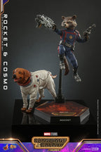 Guardians of the Galaxy Vol. 3 Movie Masterpiece Action Figuren 1/6 Rocket & Cosmo 16 cm