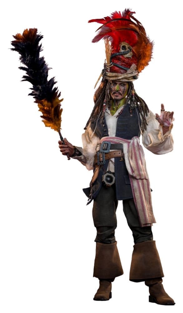 Pirates of the Caribbean: Dead Man's Chest Action DX Figure 1/6 Pelegostos Chief Jack Sparrow 30 cm Hot Toys