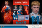 The Fantastic Four: First Steps Movie Masterpiece Action Figure 1/6 Human Torch 30 cm