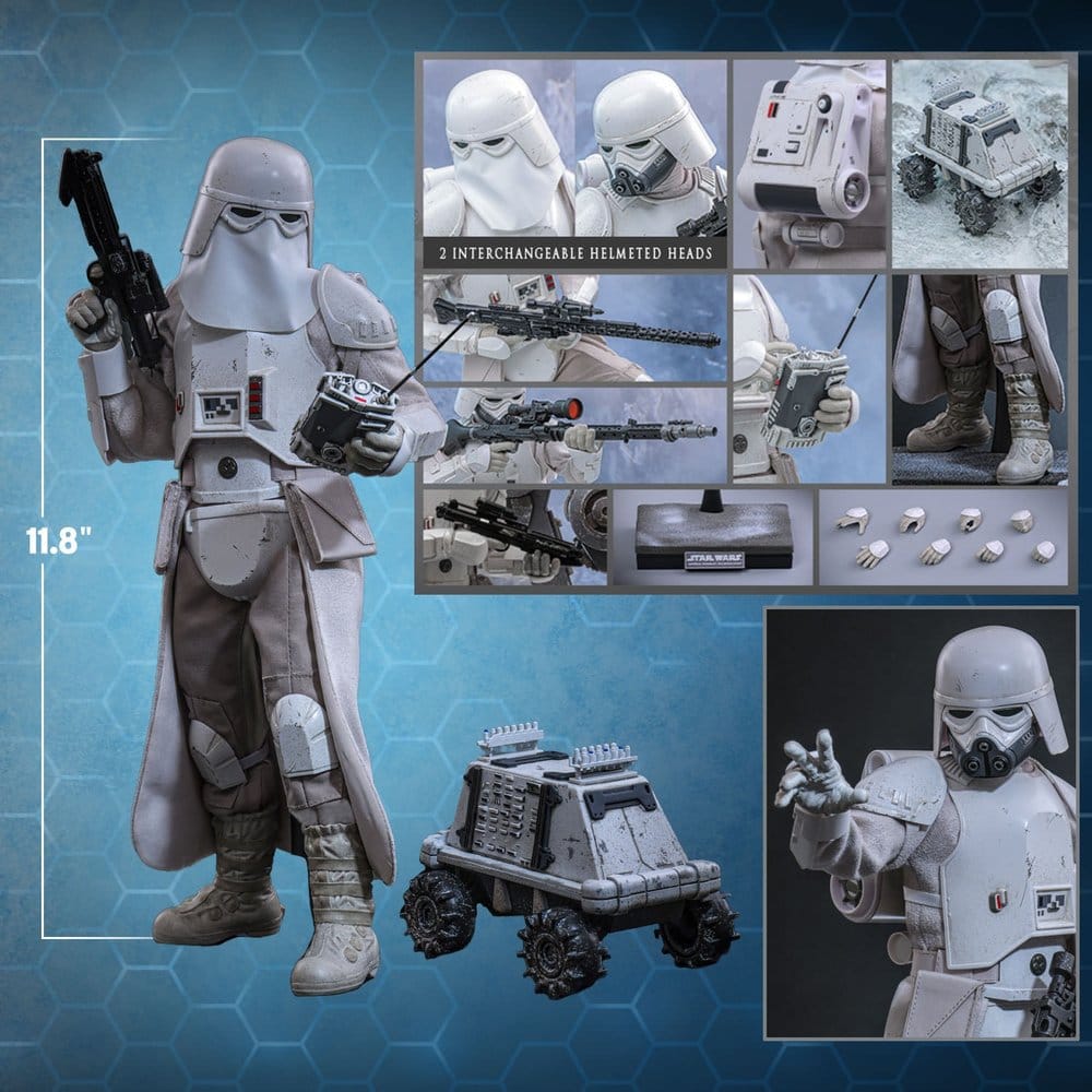 Star Wars: The Mandalorian & Grogu Movie Masterpiece Action Figure 1/6 Imperial Remnant Snowtrooper 30 cm