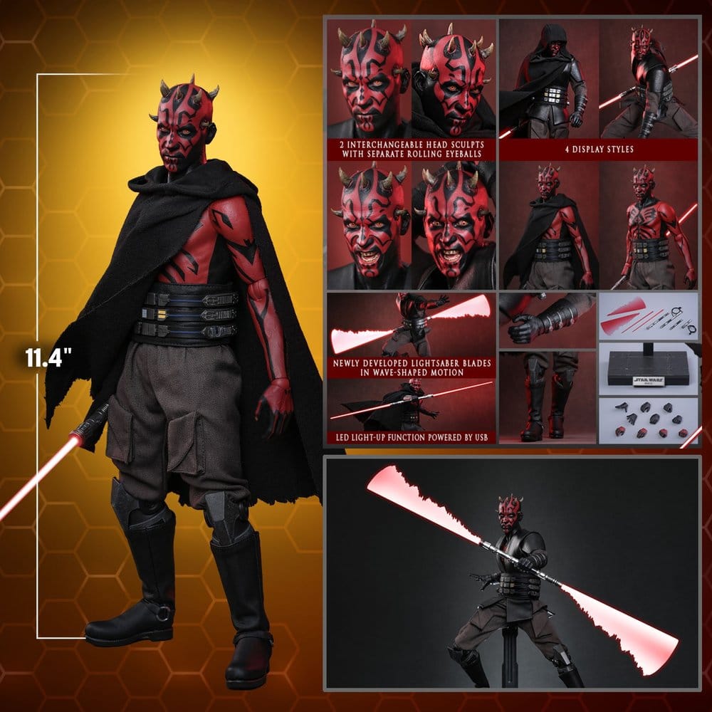 Star Wars: Maul - Shadow Lord Television Masterpiece Action Figure 1/6 Maul 29 cm