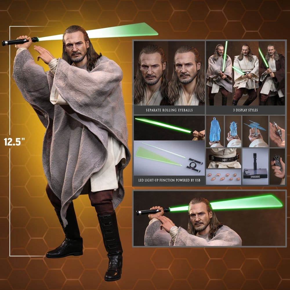 Star Wars Movie Masterpiece Action Figure 1/6 Qui-Gon Jinn (Collector Edition) 32 cm