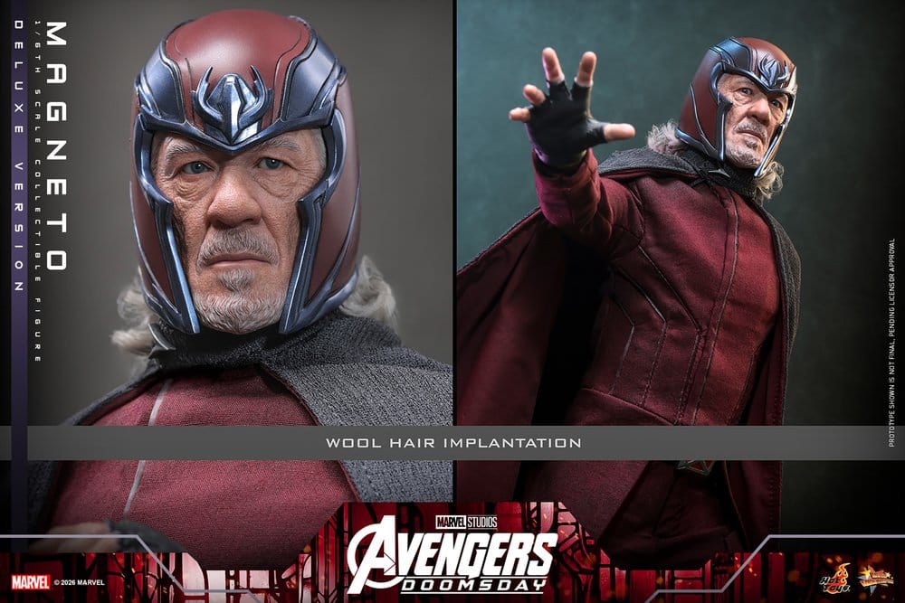 Avengers: Doomsday Movie Masterpiece Action Figure 1/6 Magneto (Deluxe Version) 30 cm