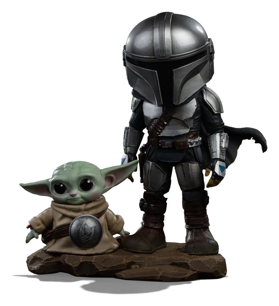 The Mandalorian & Grogu MiniCo Figure The Mandalorian and Grogu Iron Studios