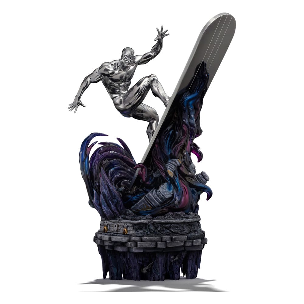 Marvel Comics Infinity Gauntlet Diorama Art Scale Statue 1/10 Silver Surfer Deluxe 36 cm Iron Studios