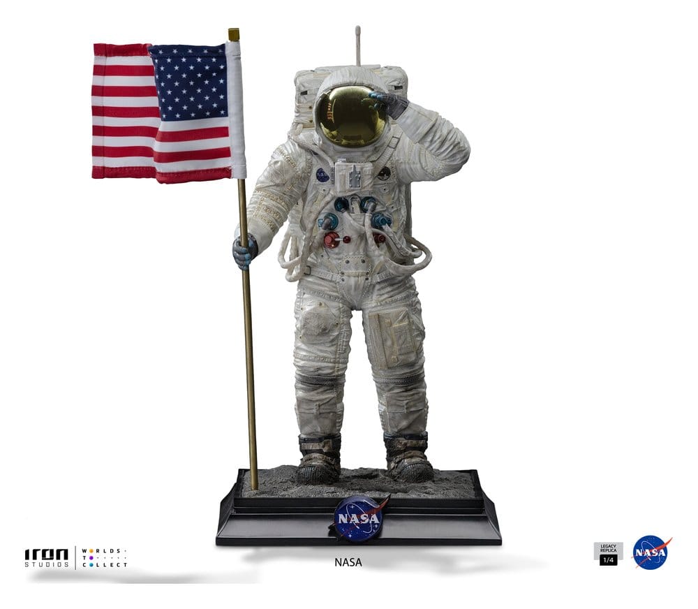 NASA Legacy Replica Statue 1/4 Apollo 11 Astronaut 58 cm Iron Studios