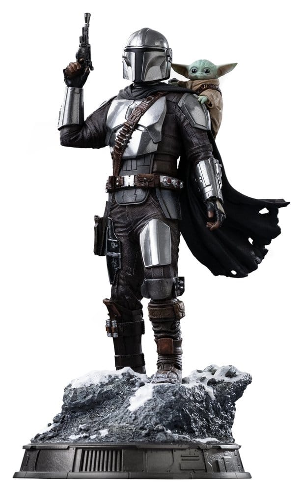 The Mandalorian & Grogu Art Scale Statue 1/10 The Mandalorian and Grogu 25 cm Iron Studios