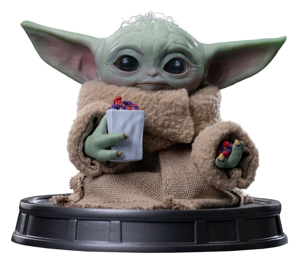 The Mandalorian & Grogu Grogu Collection Statue Grogu Popcorn Time Iron Studios