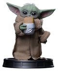 The Mandalorian & Grogu Grogu Collection Statue Grogu Food Cart Snack Iron Studios