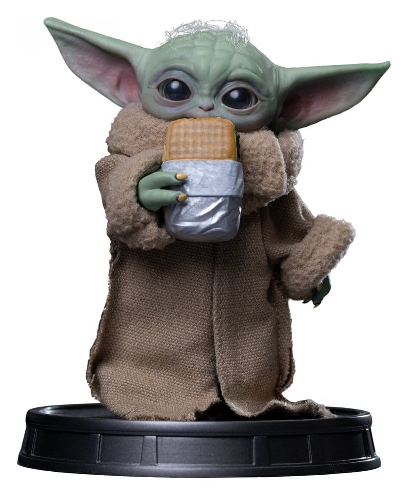 The Mandalorian & Grogu Grogu Collection Statue Grogu Food Cart Snack Iron Studios