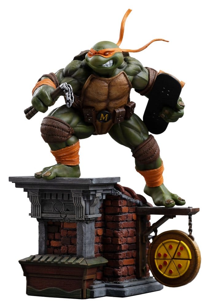 Teenage Mutant Ninja Turtles Art Scale Statue 1/10 Michelangelo Unleashed 24 cm Iron Studios