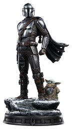 The Mandalorian & Grogu Legacy Replica Statue 1/4 The Mandalorian and Grogu 57 cm Iron Studios