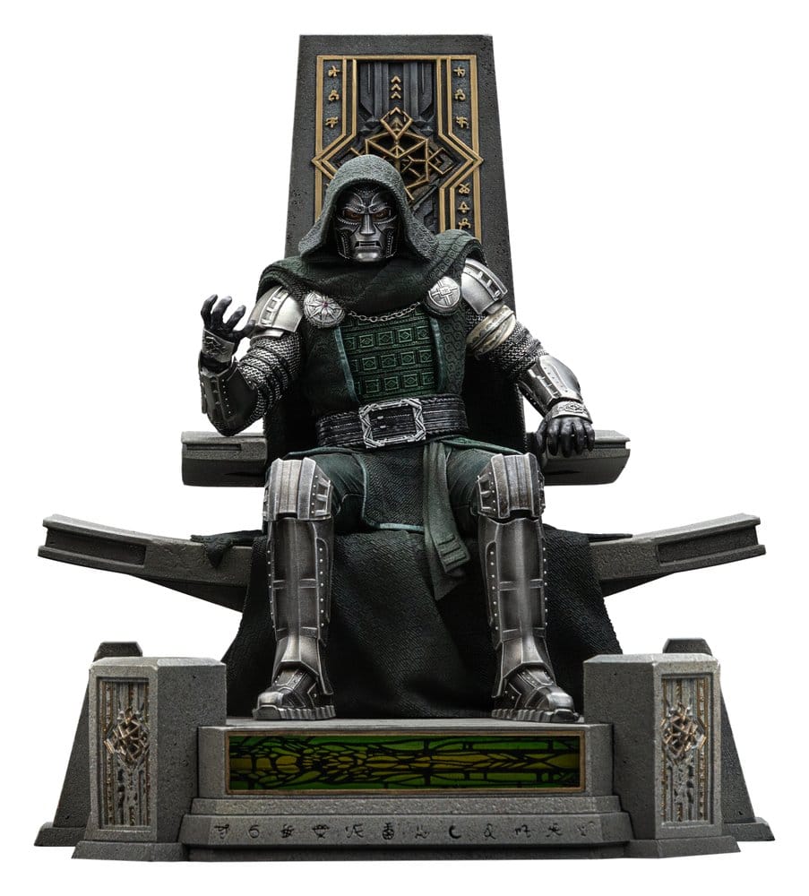 Avengers: Doomsday Art Scale Statue 1/10 Doctor Doom on Throne 22 cm Iron Studios