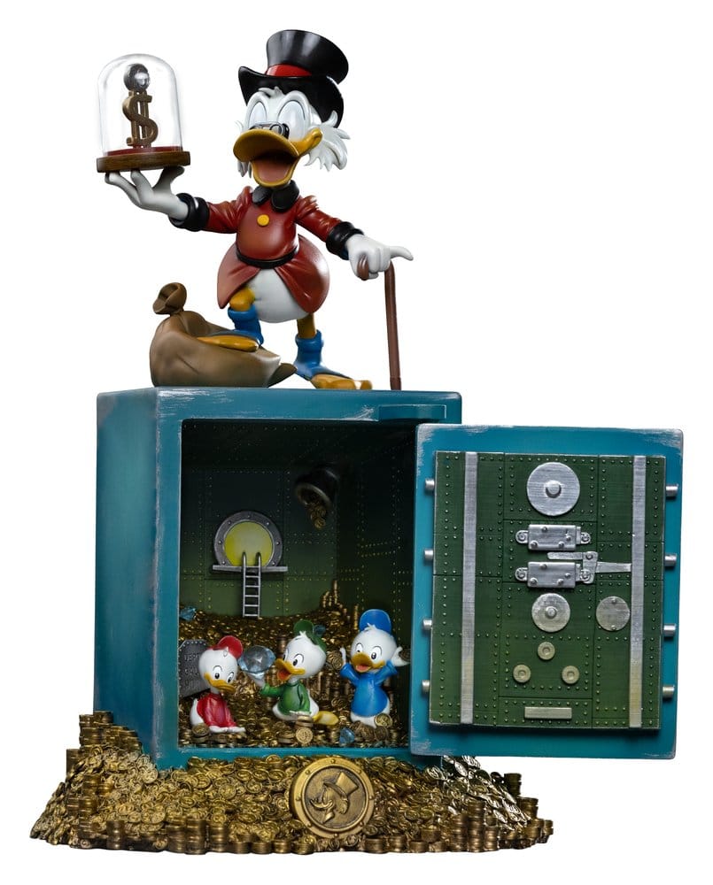 Duck Tales Art Scale Statue 1/10 Uncle Scrooge McDuck and Nephews 30 cm Iron Studios