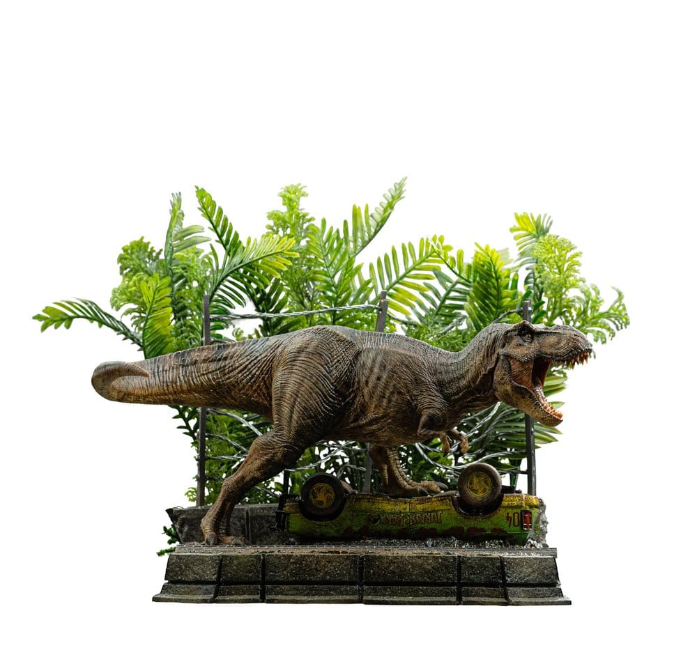 Jurassic Park Icons Statue T-Rex Breakout Set A 17 cm Iron Studios
