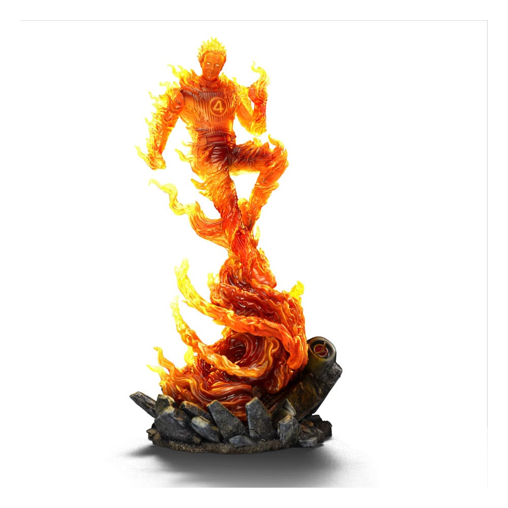 Fantastic Four Art Scale Statue 1/10 Human Torch 30 cm Iron Studios