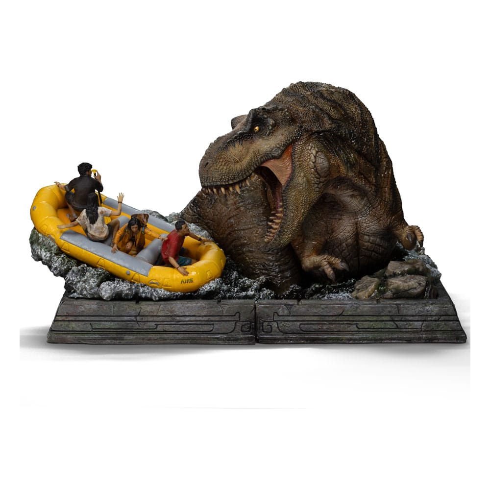 Jurassic World: Rebirth Demi Art Scale Statue 1/20 T-Rex River Attack 22 cm Iron Studios