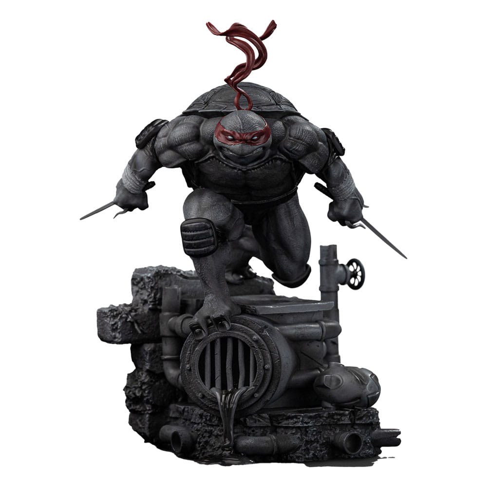 Teenage Mutant Ninja Turtles Art Scale Statue 1/10 Raphael Black and White Variant 26 cm heo exclusive Iron Studios
