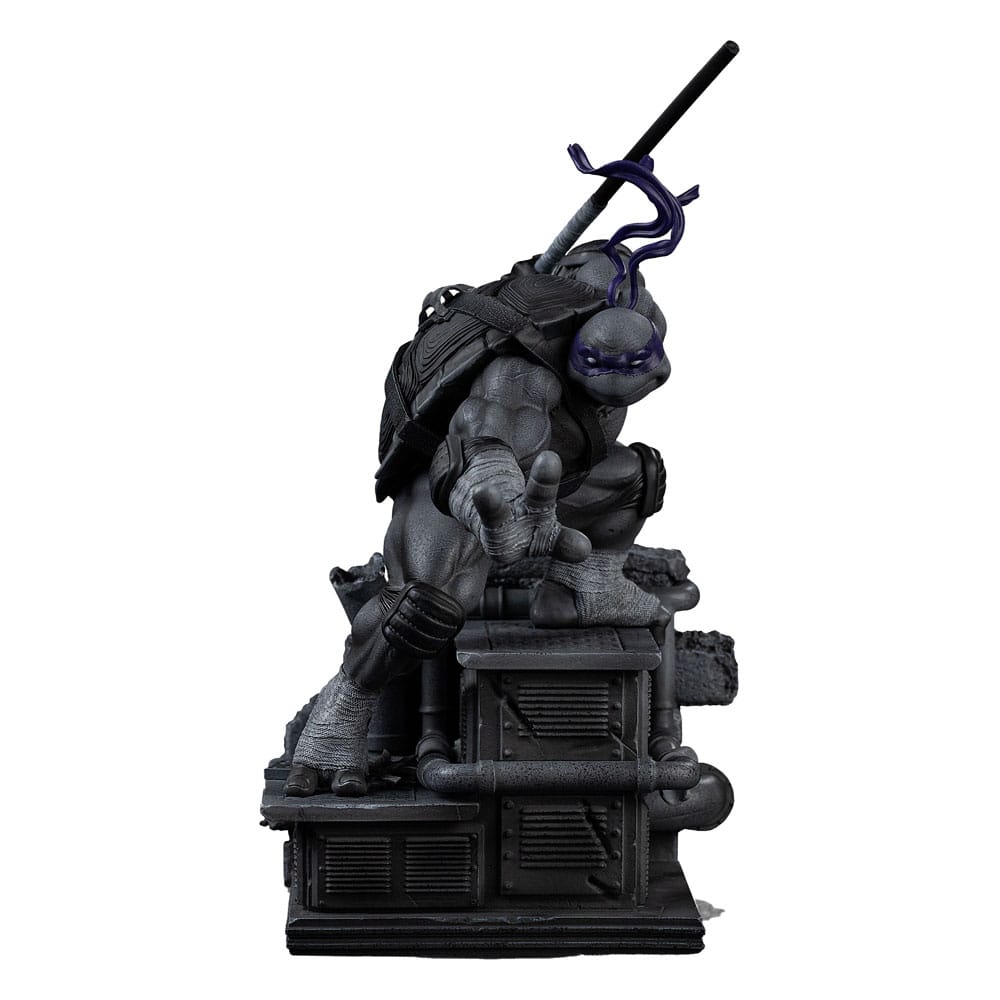 Teenage Mutant Ninja Turtles Art Scale Statue 1/10 Donatello Black and White Variant 26 cm heo exclusive Iron Studios