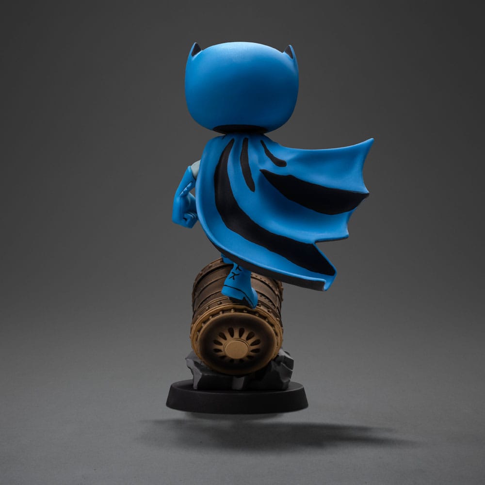 Batman Mini Co. PVC Figure Batman on Bat-Signal (Blue Variant) 15 cm