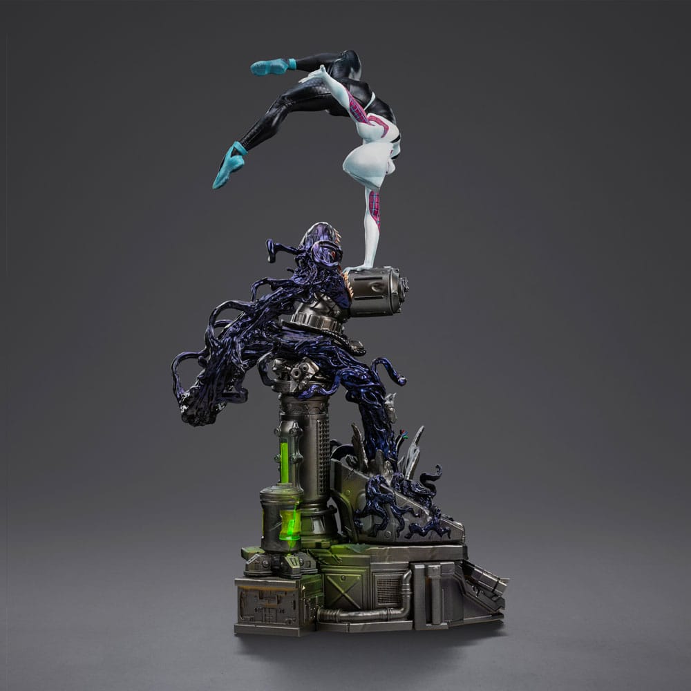 Spider-Man vs Villains Art Scale Statue 1/10 Ghost Spider Diorama 34 cm