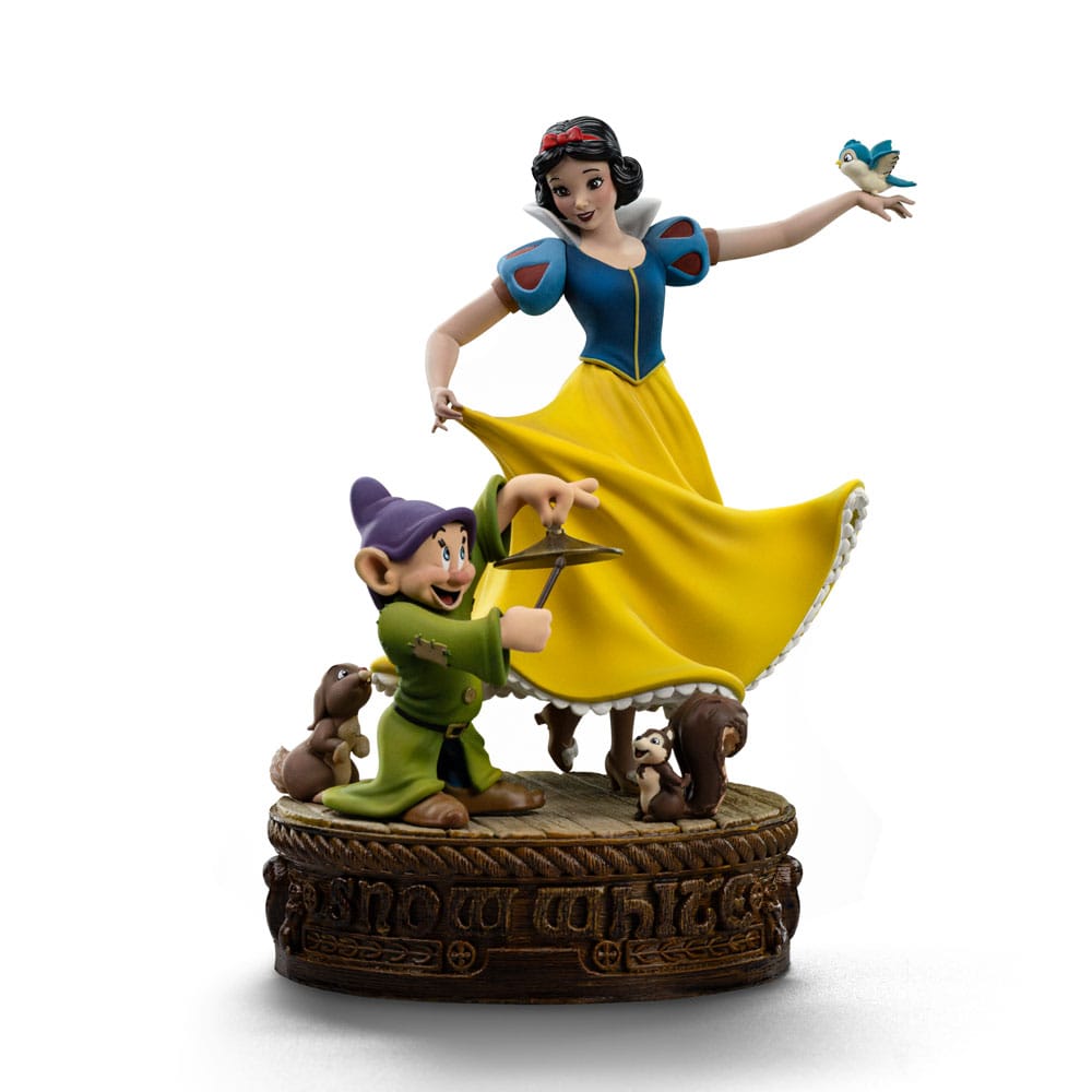 Snow White and the Seven Dwarves Art Scale Statue 1/10 Snow White and Dopey 21 cm Iron Studios