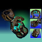 Rover Robin Plastic Model Kit Overtakes Skull Rider