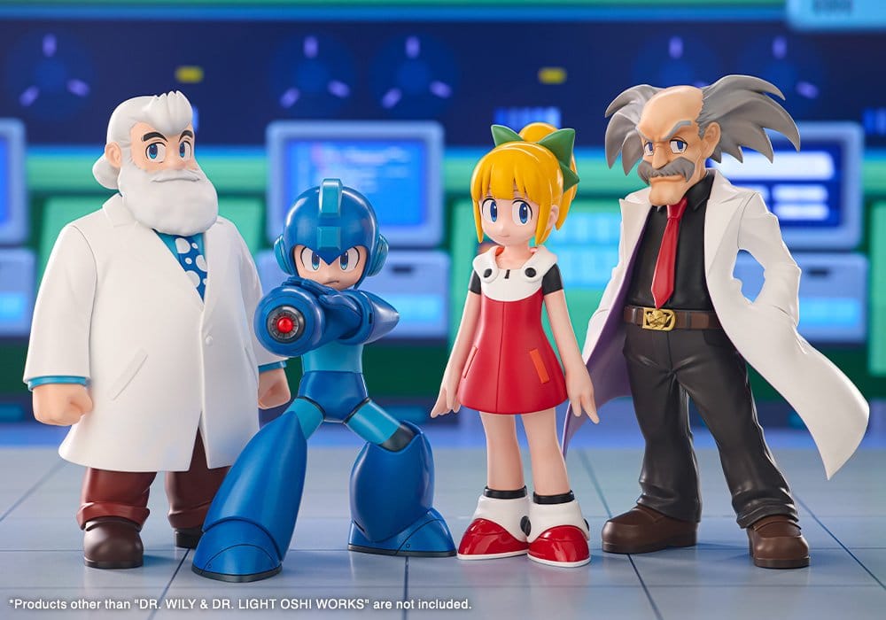 Mega Man Oshi Works PVC Figures 2-Pack Dr. Wily &amp; Dr. Light