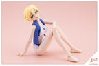 Sousaishojoteien Plastic Model 1/10 Rui Saotome Touou High School Competitive Swimsuit Dreaming Style White Dolphin 16 cm