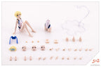 Sousaishojoteien Plastic Model 1/10 Rui Saotome Touou High School Competitive Swimsuit Dreaming Style White Dolphin 16 cm