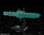 Legend of the Galactic Heroes Plastic Model Kit 1/3000 Free Planets Alliance 13th Fleet Flagship Hyperion 31 cm