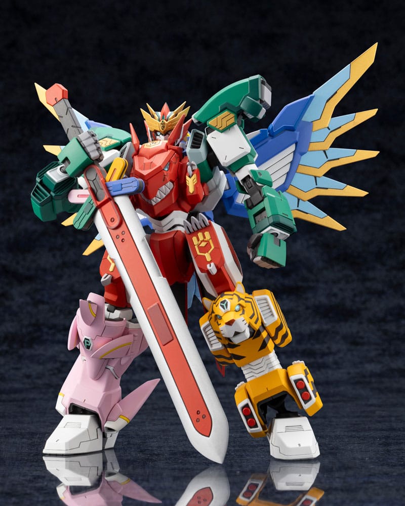The Red Ranger Becomes an Adventurer in Another World Plastic Model Kit Maximum Kizuna Kaiser 17 cm