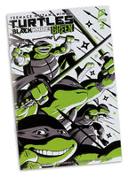 Teenage Mutant Ninja Turtles Page Punchers Action Figure Michelangelo (Black White & Green) (Red Platinum Edition) 13 cm