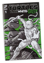 Teenage Mutant Ninja Turtles Page Punchers Action Figure Leonardo (Black White & Green) (Red Platinum Edition) 13 cm