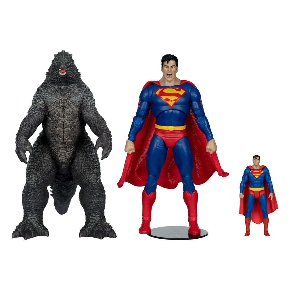 DC Justice League Monsterverse DC Multiverse Action Figures 2-Pack Superman Vs. Godzilla 30 cm McFarlane Toys