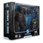 DC Justice League Monsterverse DC Multiverse Action Figures 2-Pack Batman & Kong 29 cm