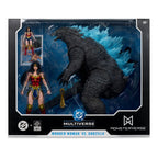 DC Justice League Monsterverse DC Multiverse Action Figures 2-Pack Wonder Woman Vs. Atomic Blast Godzilla 18 cm