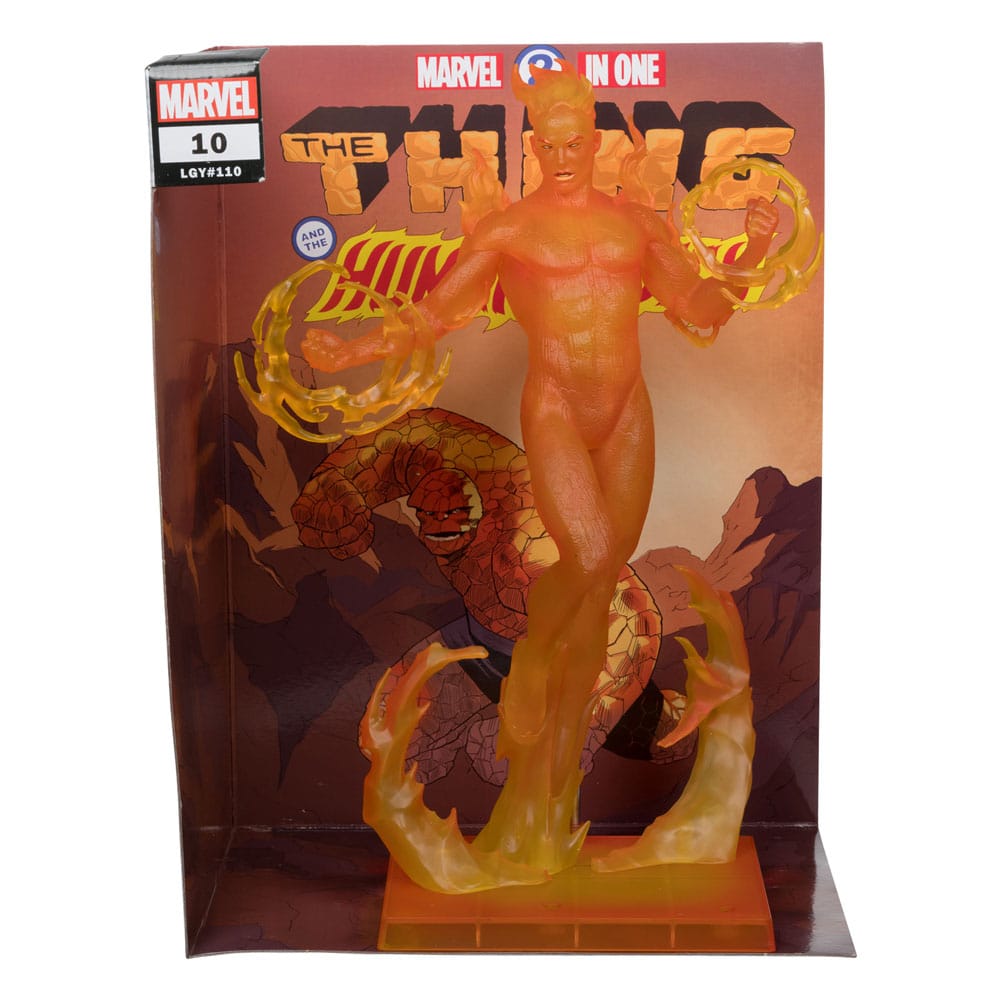Marvel Collection PVC Statue 1/6 Human Torch (Marvel 2 in 1 #10) 29 cm McFarlane Toys