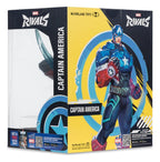 Marvel Rivals Collection 1/10 Action Figure Captain America 20 cm