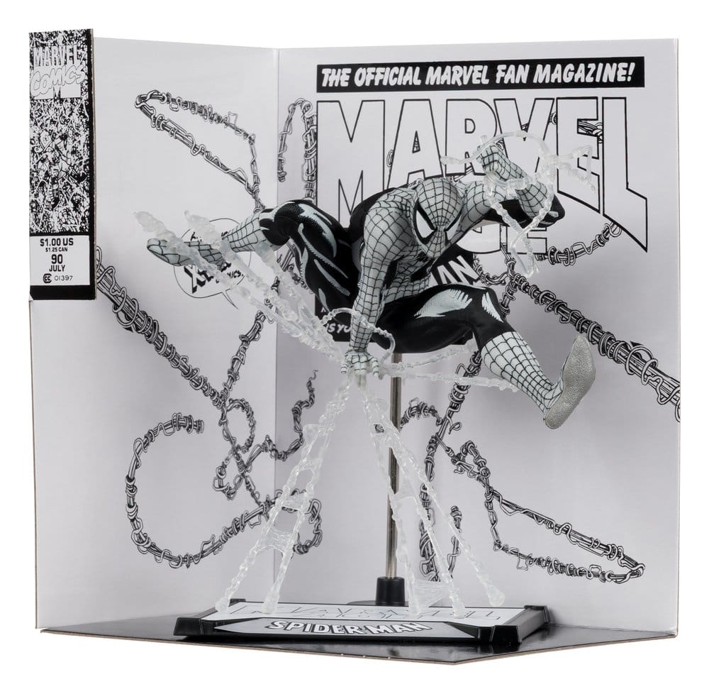 Marvel PVC Statue 1/10 Spider-Man (Marvel Age #90) (Line Art) 18 cm McFarlane Toys