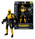 Helldivers II McFarlane Gaming Edition Action Figure T4-40 Gold Eagle 18 cm