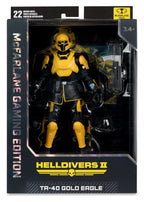 Helldivers II McFarlane Gaming Edition Action Figure T4-40 Gold Eagle 18 cm