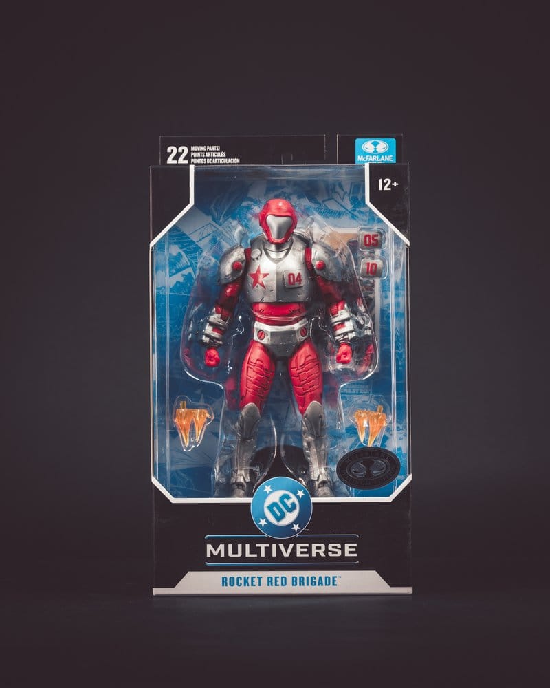 Justice League: Generation Lost DC Multiverse Action Figure Rocket Red Brigade (Platinum Edition) 18 cm McFarlane Toys