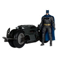 The Flash DC Multiverse Vehicle Batcycle with Batman McFarlane Toys