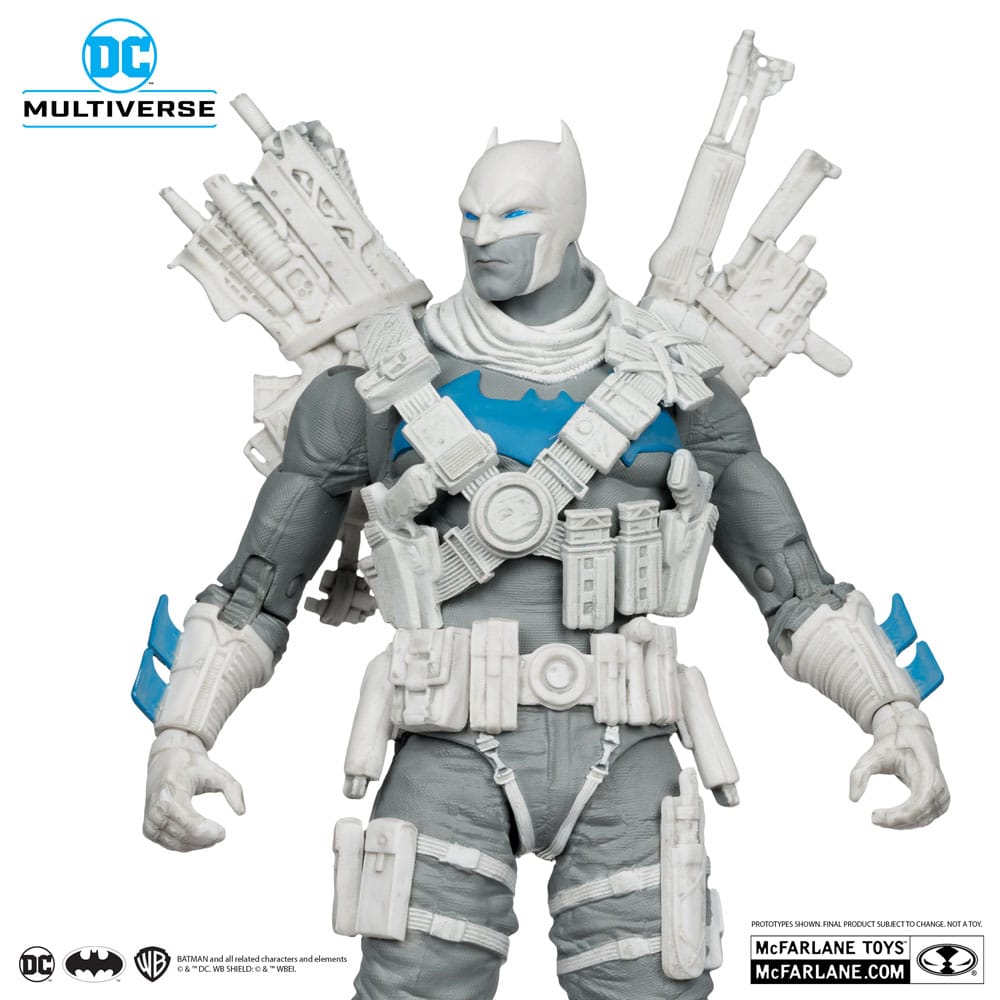 DC Multiverse Action Figure The Grim Knight (Dark Nights Metal) (Black & White Accent Edition) (Gold Label) 18 cm