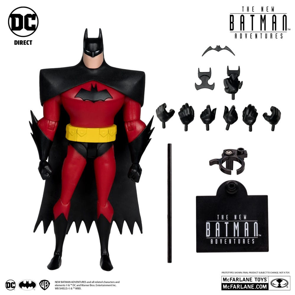 The New Batman Adventure DC Multiverse Action Figure Batman (Silver) Platinum Edition 18 cm