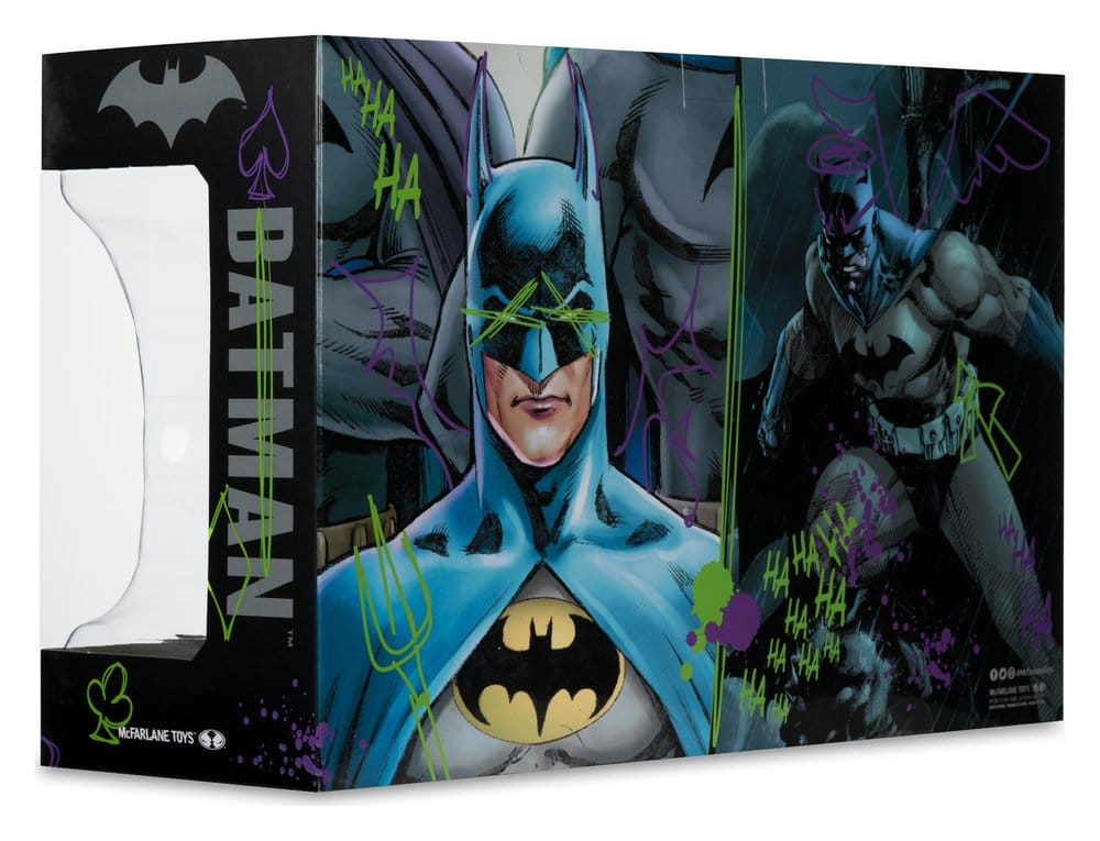 Batman DC Direct Mini Replica 1/3 2-pack Batman Cowls Hush & Knightfall (Jokerized) (Gold Label) 18 cm