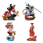 One Piece Petitrama PVC Mini Statue Logbox Re Birth Wano Kuni Vol. 1 Set 9 cm Megahouse